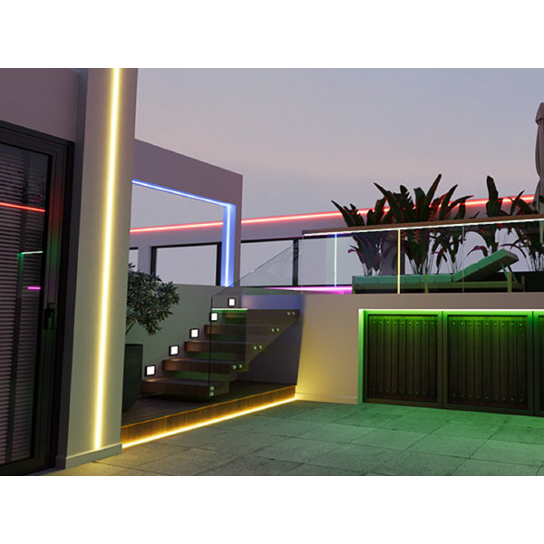 50FT LED Neon Rope Lights Outdoor, IP67 Waterproof, AC 120V LED Strip Lights Ul Plug Play Max Connection 3 Sets 150ft Etl Listed Green Light - View #10
